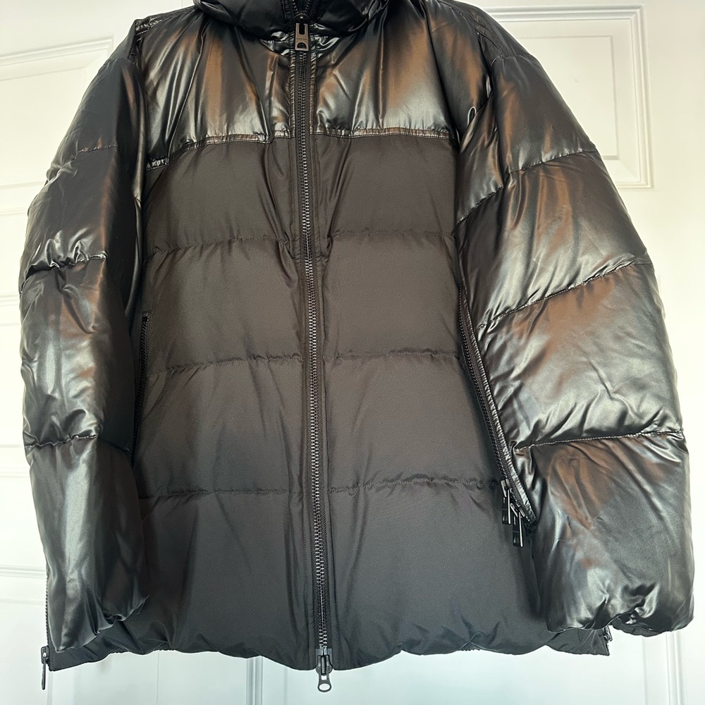 Onitsuka Tiger by Asics Shiny Black Puffer Jacket